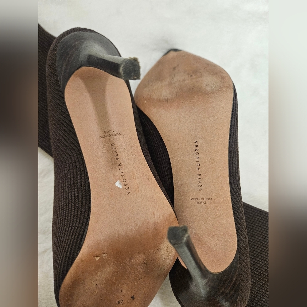 Veronica Beard Lisa Stretch-Knit Sock Boots Size 9.5 - Picture 8 of 9